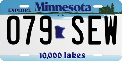 MN license plate 079SEW