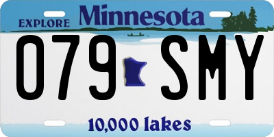 MN license plate 079SMY