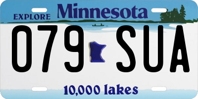 MN license plate 079SUA