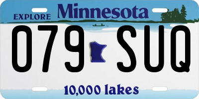 MN license plate 079SUQ