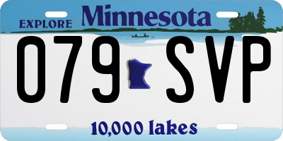 MN license plate 079SVP