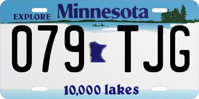 MN license plate 079TJG