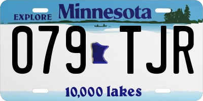 MN license plate 079TJR