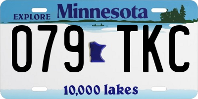 MN license plate 079TKC