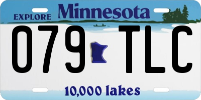 MN license plate 079TLC