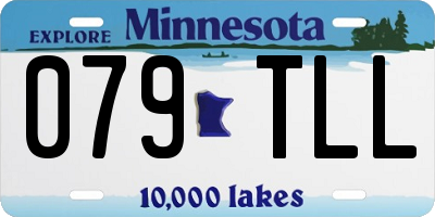 MN license plate 079TLL