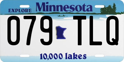MN license plate 079TLQ