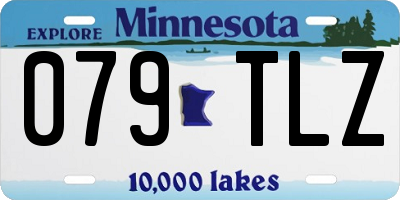 MN license plate 079TLZ