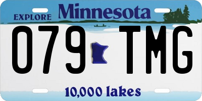 MN license plate 079TMG