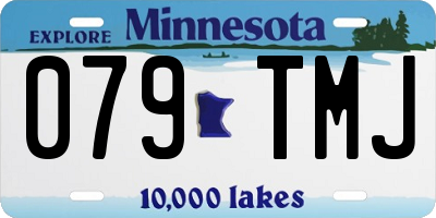 MN license plate 079TMJ
