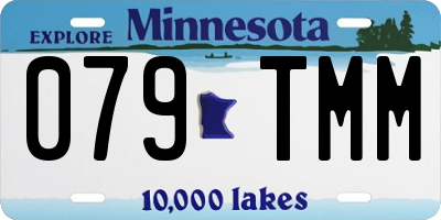 MN license plate 079TMM
