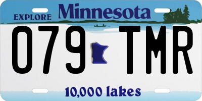 MN license plate 079TMR