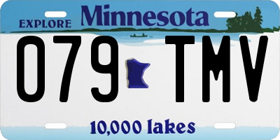 MN license plate 079TMV