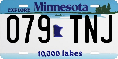 MN license plate 079TNJ