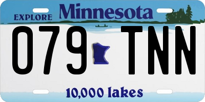 MN license plate 079TNN