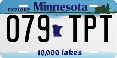 MN license plate 079TPT