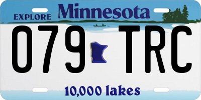 MN license plate 079TRC