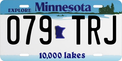 MN license plate 079TRJ