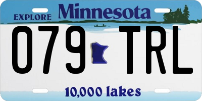 MN license plate 079TRL