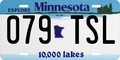 MN license plate 079TSL