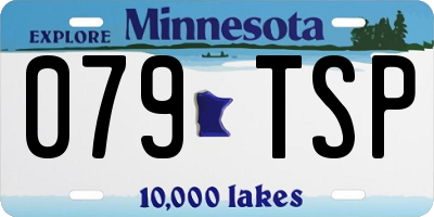 MN license plate 079TSP