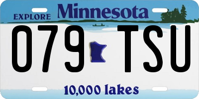MN license plate 079TSU