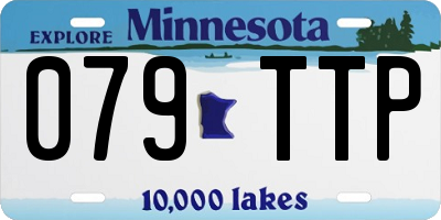 MN license plate 079TTP