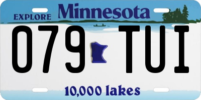 MN license plate 079TUI