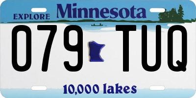 MN license plate 079TUQ