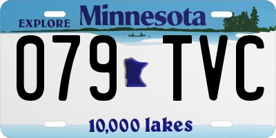 MN license plate 079TVC