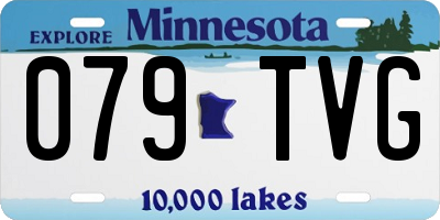 MN license plate 079TVG