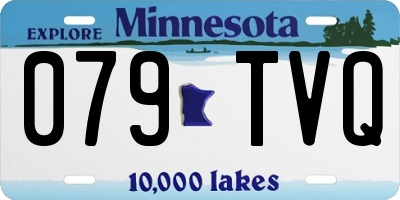 MN license plate 079TVQ