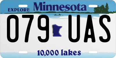 MN license plate 079UAS