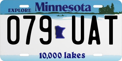 MN license plate 079UAT