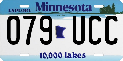 MN license plate 079UCC
