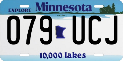 MN license plate 079UCJ