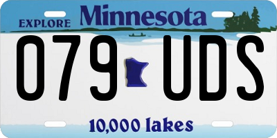 MN license plate 079UDS