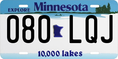 MN license plate 080LQJ
