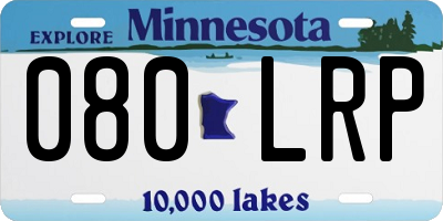 MN license plate 080LRP