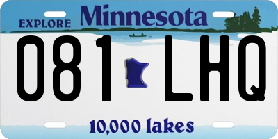 MN license plate 081LHQ