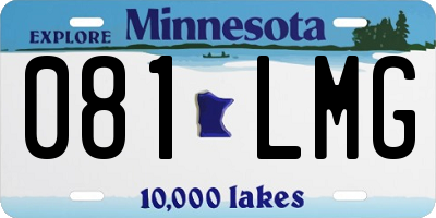 MN license plate 081LMG