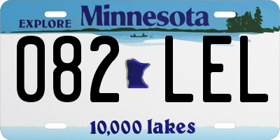 MN license plate 082LEL