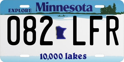 MN license plate 082LFR