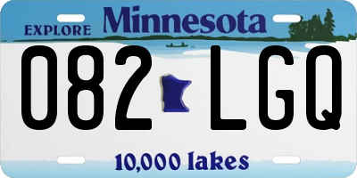 MN license plate 082LGQ