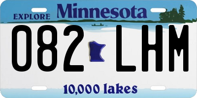 MN license plate 082LHM