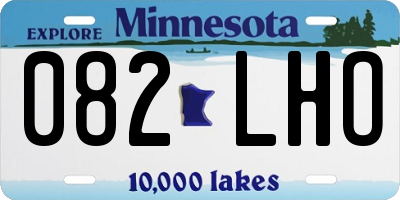MN license plate 082LHO
