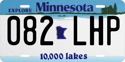 MN license plate 082LHP