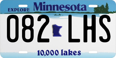 MN license plate 082LHS