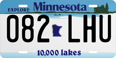 MN license plate 082LHU