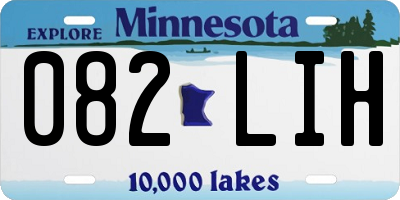 MN license plate 082LIH